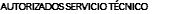 AUTORIZADOS SERVICIO TÉCNICO